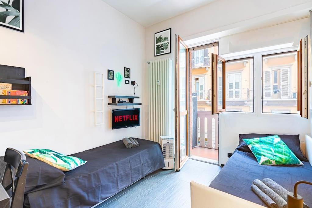 Loft Free Parking E Wifi - Centro E Porta Susa Apartamento